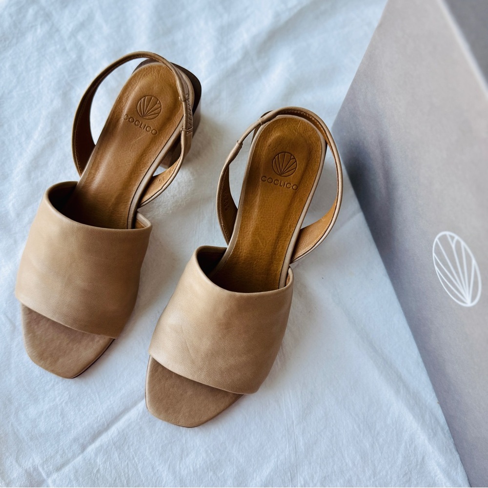 COCLICO Okolo Sandal in Camel Leather - Picture 2 of 10
